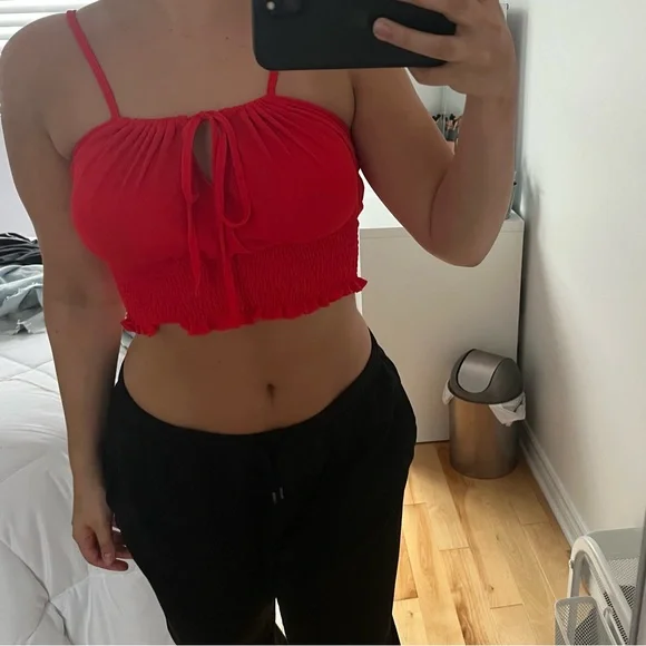 Red Topshop top - Picture 2 of 2